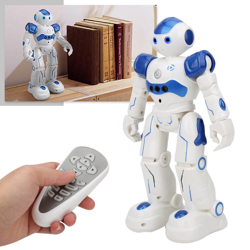 Remote Control Robot Toy Singing Dancing Electric Robot Educational Toy for Kids ChildrenBlue - Image 3