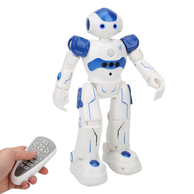 Remote Control Robot Toy Singing Dancing Electric Robot Educational Toy for Kids ChildrenBlue - Image 4