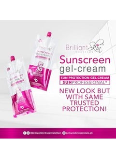 Brilliant Skin ESSENTIALS SUNSCREEN GEL CREAM SPF 30 (50G) UVA+UVB 50g  - Image 3