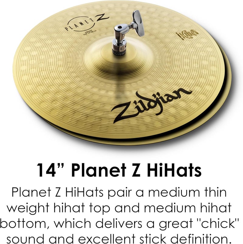 Zildjian ZP4PK Planet Z Series Cymbal Pack - Image 3