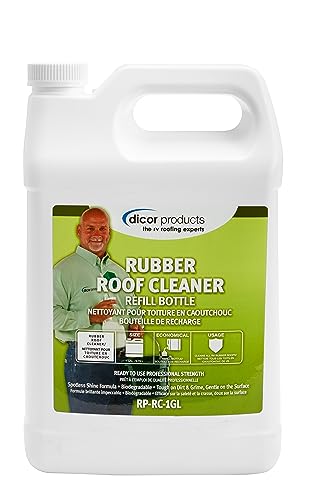 Dicor RP-RC-1GL Deep Cleaning Rubber RV Roof Cleanser Spray Refill - White, 1 Gallon - Image 2