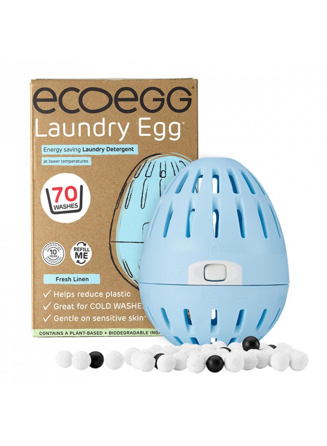 ecoegg Laundry Egg Fresh Linen, 70 Loads - Image 1