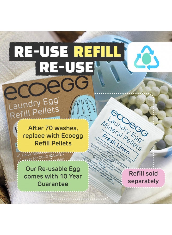 ecoegg Laundry Egg Fresh Linen, 70 Loads - Image 2