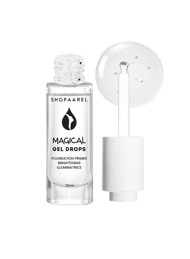 Shopaarel Magical Gel Drops, Face Primer, Soft Radiance, Luminous Finish - Clear, 20 ml - Image 1