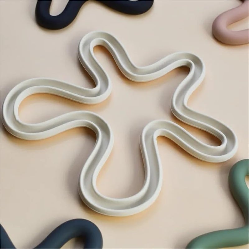 Green Silicone Coasters Set Of 10 Non Slip Heat Resistant Placemats 16 5cm - Image 4