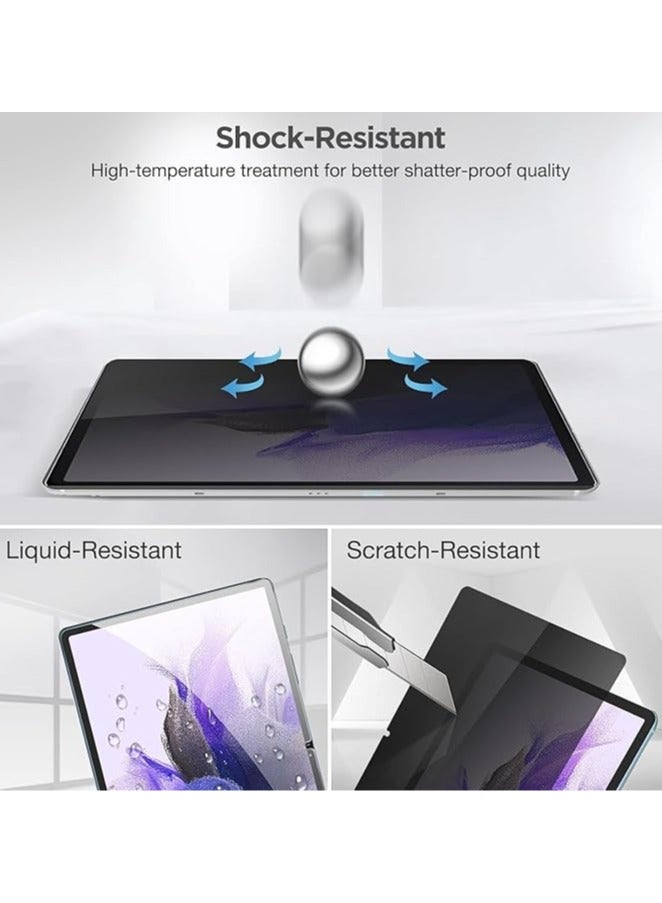 Privacy Screen Protector Compatible with Samsung Galaxy Tab S10 Ultra 2024 14.6 inch (SM-X920/X926), Anti-Spy Tempered Glass Tinted Screen Film Guard - Image 4