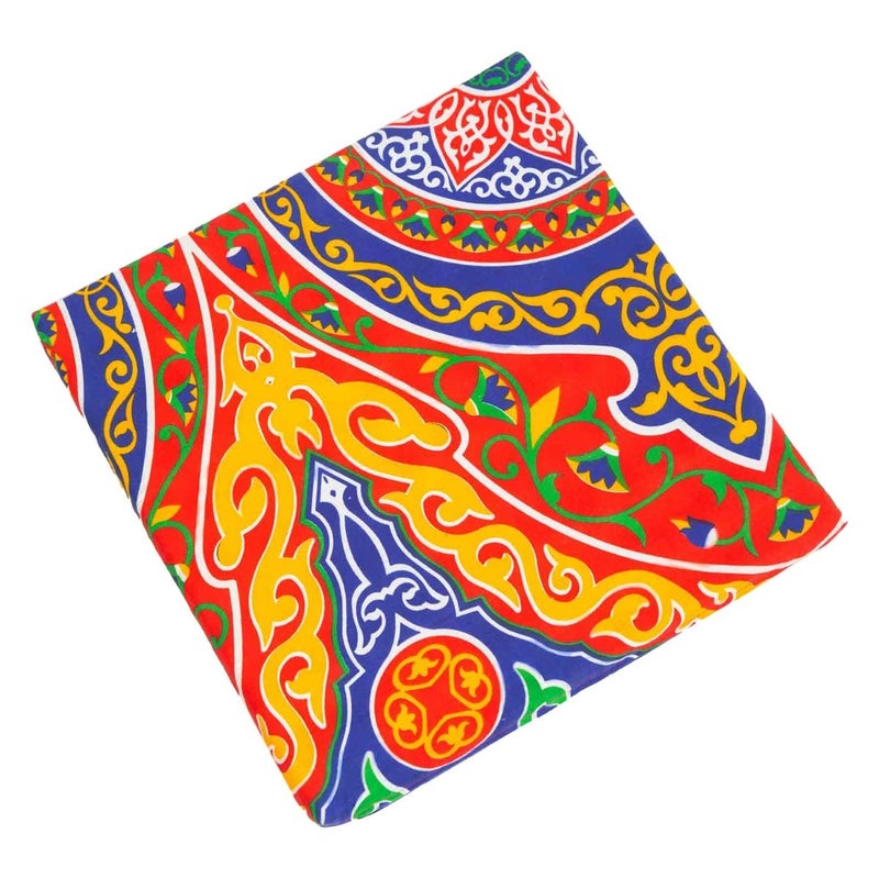 خدادية نمط رمضانى كتان، 52×50 سم - متعدد الالوان