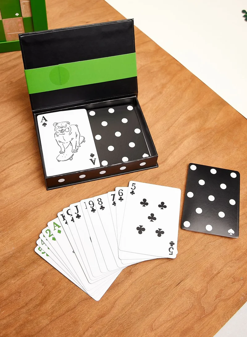Kate Spade Playing Card Set, Cabana Dots