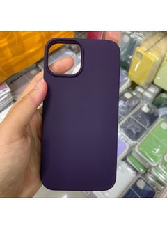 For Iphone16 Liquid Silicone Phone Case For Iphone 16Pro Max/16Pro Full Covering Drop-Resistant Protective Case-Color:Real Machine Purple [with Logo]]-Applicable Model:For Iphone16e [sealed Packaging]