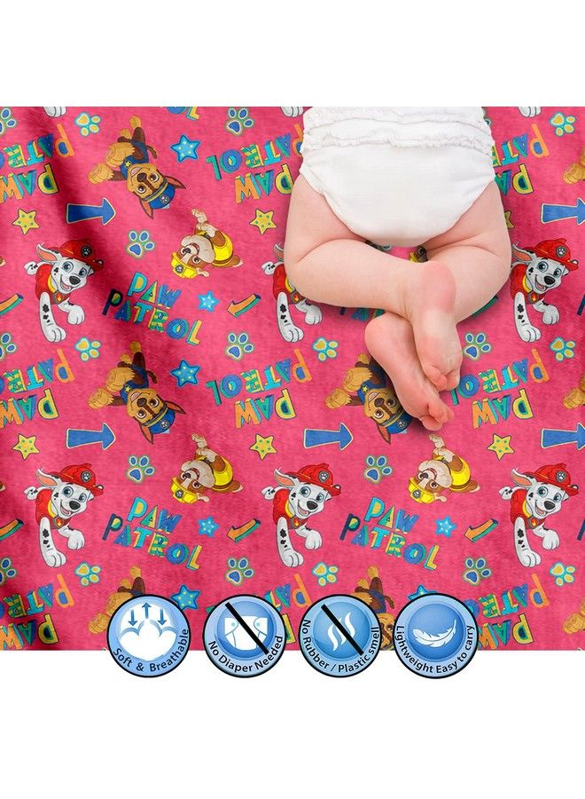 Sassoon Polyester Paw Patrol Printed Washable And Waterproof Medium Size Dry Sheet;Bed Protector For Kidsmulti Colored (70 X 100 Cm) - Image 5