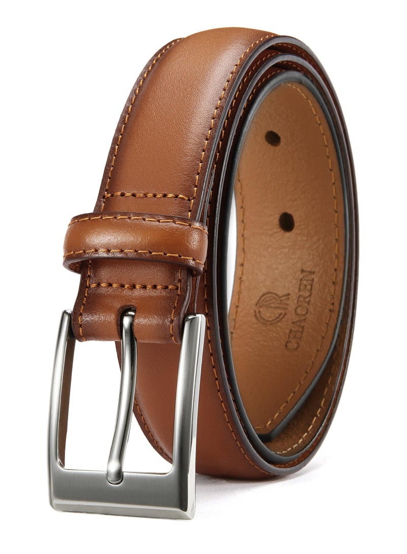 CHAOREN Mens Belts Leather Gift for Men - Ideal Match for Mens Dress Shoes - Image 1