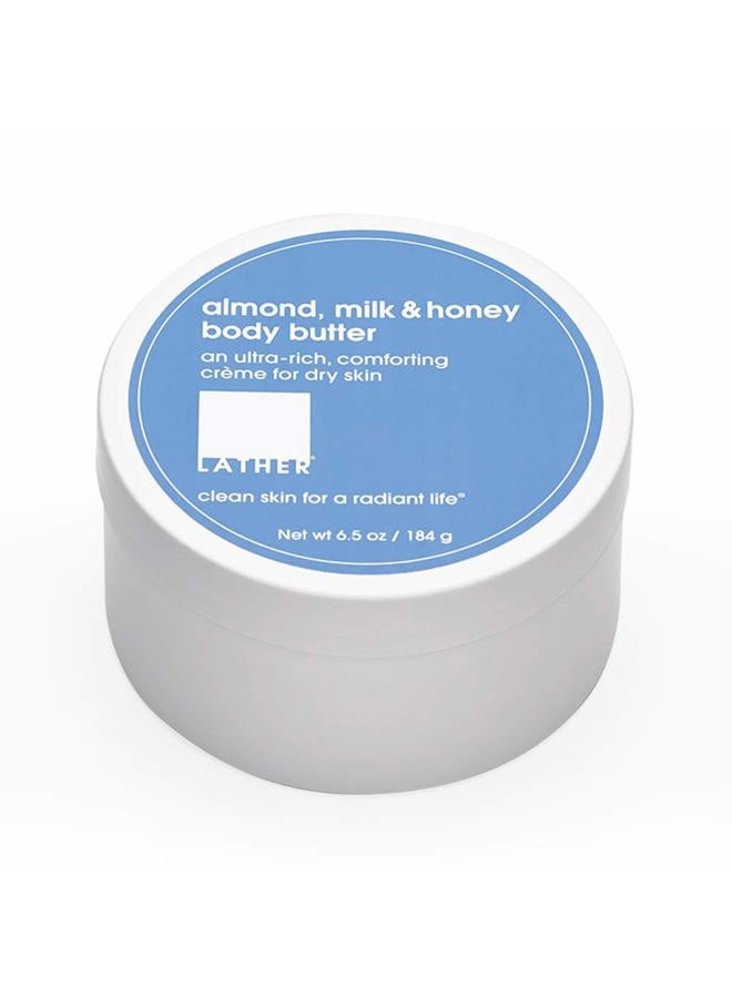 LATHER Almond Milk & Honey Body Butter, 190ml - Image 2
