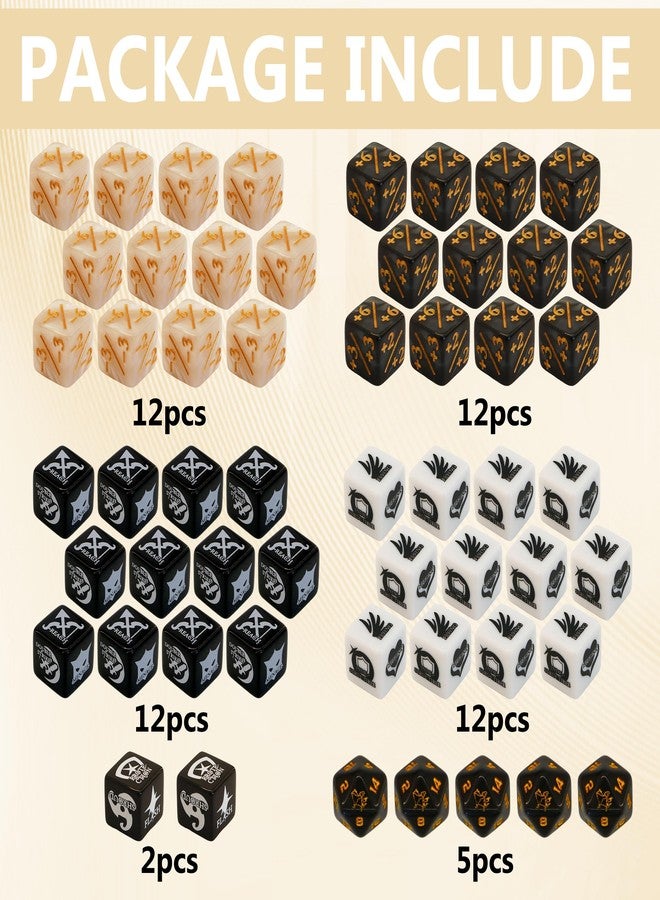 Extalas MTG Dice Set - 55 Dice: 24 Counter, 26 Keyword & 5 D20 Token Dice with Deluxe Box & Velvet Pouch, Limited Collector Edition(Bird) - Image 2