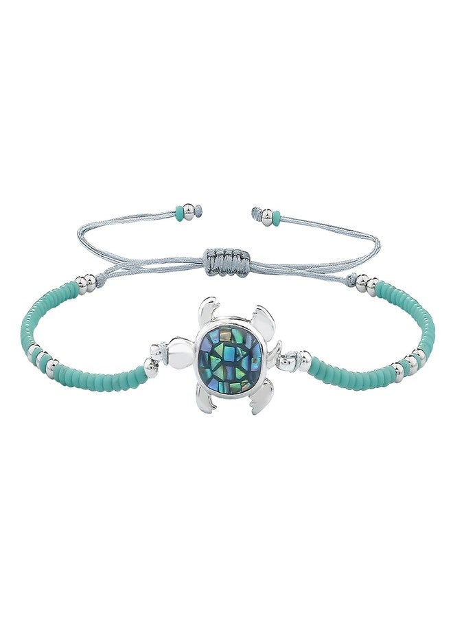 KELITCH Crystal Turtle Charm Bracelets Miyuki Beaded Thin Strand Bracelets Women Friendship Bracelets - Image 1