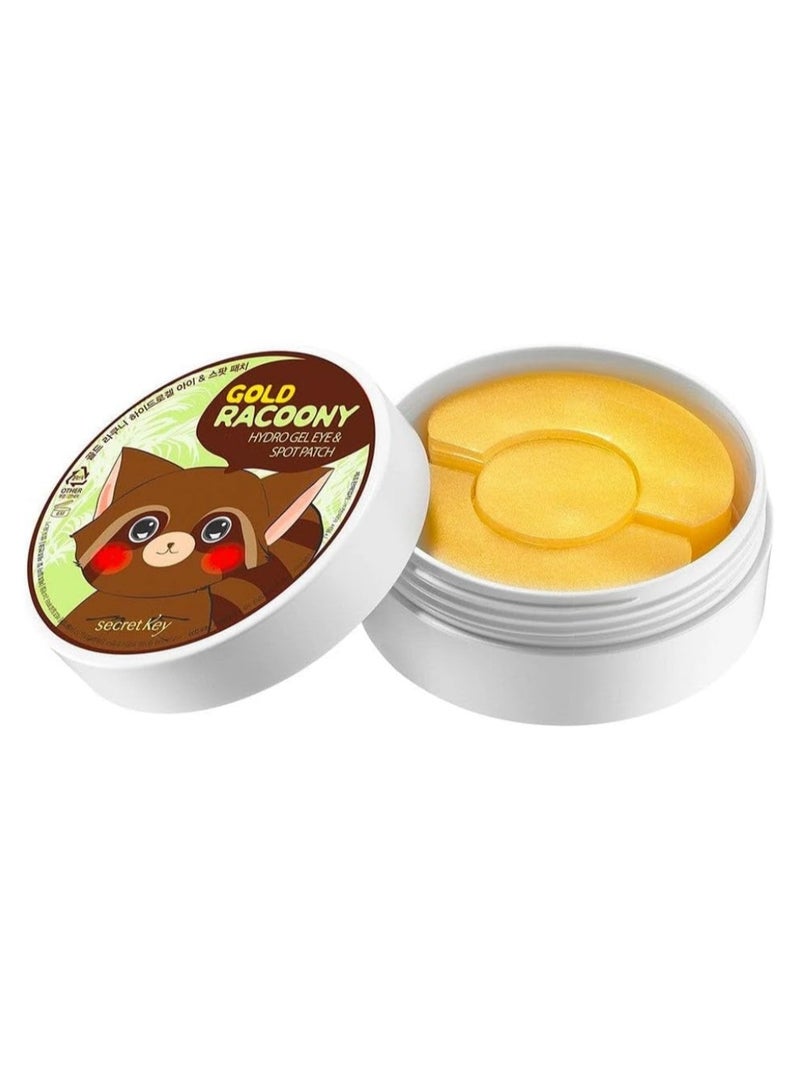 Secret Key Gold Raccoon Hydrogel Eye Patches - 90 Count - Image 1