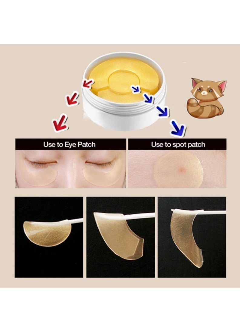 Secret Key Gold Raccoon Hydrogel Eye Patches - 90 Count - Image 3