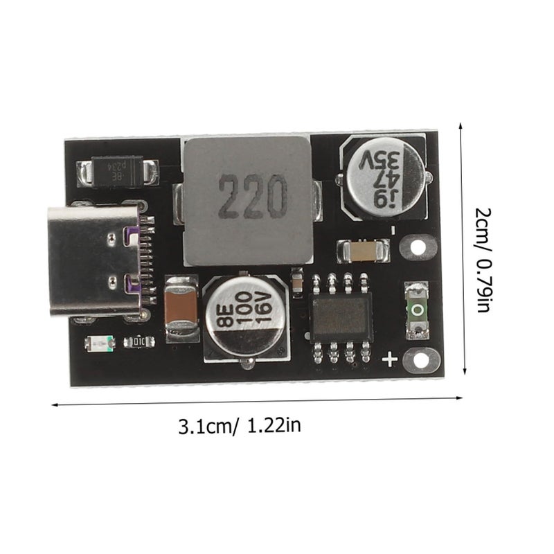 محول USB بقدرة 20 واط مع حماية من الجهد الزائد ومنظم خفض الجهد للشحن السريع - Image 3