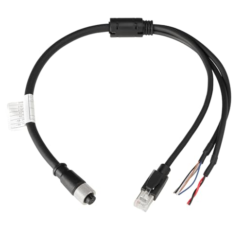 HangTon Ethernet Power Function Debugging Cable for DJI Livox Mid360 LiDAR Sensor to Computer 1 to 3 Splitter M12 Aviation ACoded 12 Pin Female Connector to RJ45 and Flying Leads 50cm - Image 1