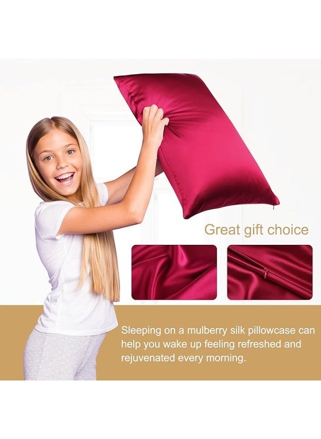 طبيعي التوت الحرير وسادة السرير الزخرفية وسادة غطاء المظروف الصلبة أسلوب فاخرة نقية وسادة حالة - Image 4