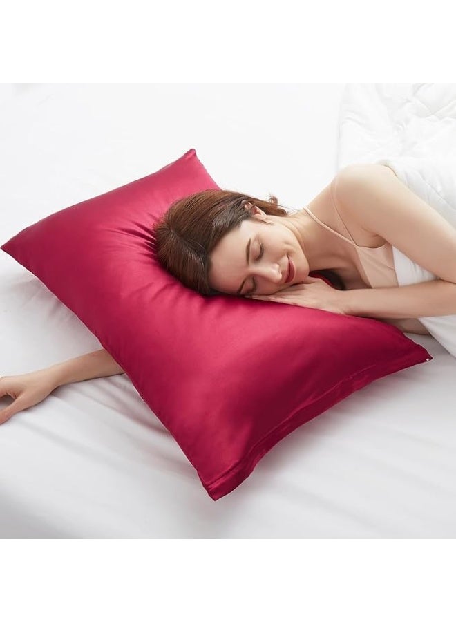 طبيعي التوت الحرير وسادة السرير الزخرفية وسادة غطاء المظروف الصلبة أسلوب فاخرة نقية وسادة حالة - Image 3