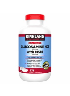 Glucosamine HCI, MSM 1500MG, 375 Tablets