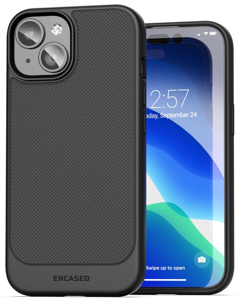 ENCASED Wallet Case Set for iPhone 16 Pro with Removable Card Holder iPhone 16 Pro Black - Image 2