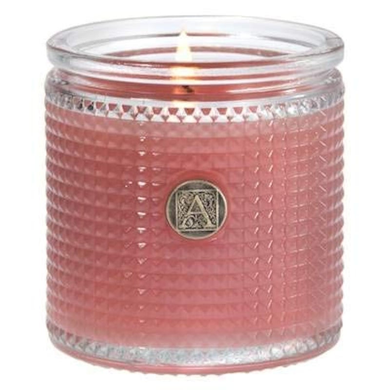 AROMATIQUE Pomelo Pomegranate Aromatique Textured Glass Scented Jar Candle - Image 5