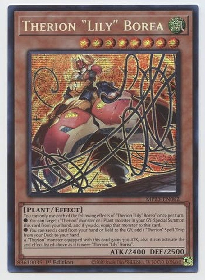 Therion Lily Borea - MP23-EN062 - Prismatic Secret Rare - 1st Edition