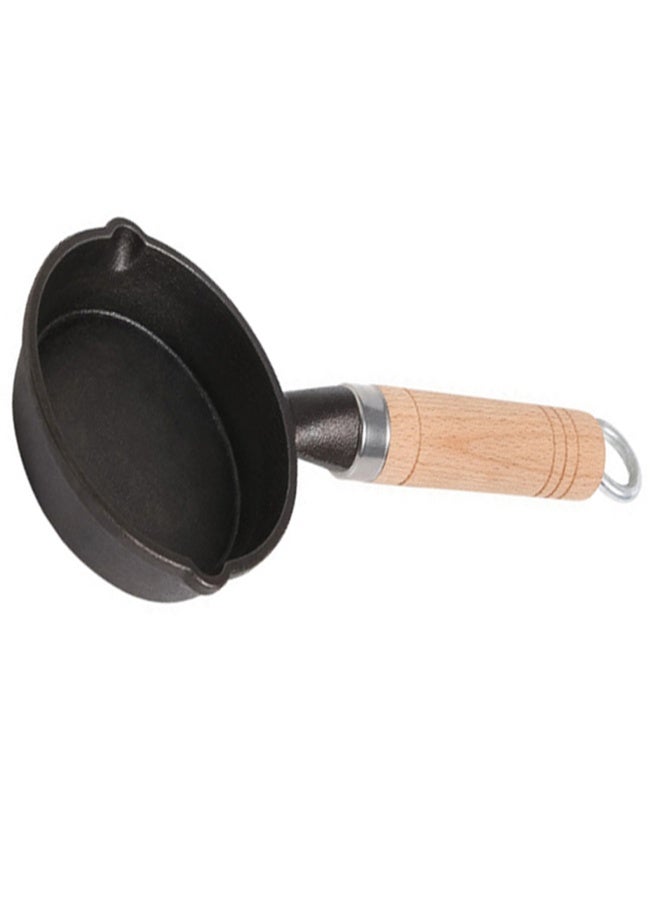 Mini Frying Pan Even Heating Non Stick Coating Cast Iron Small Egg Pan for Home Camping Travel - Image 4