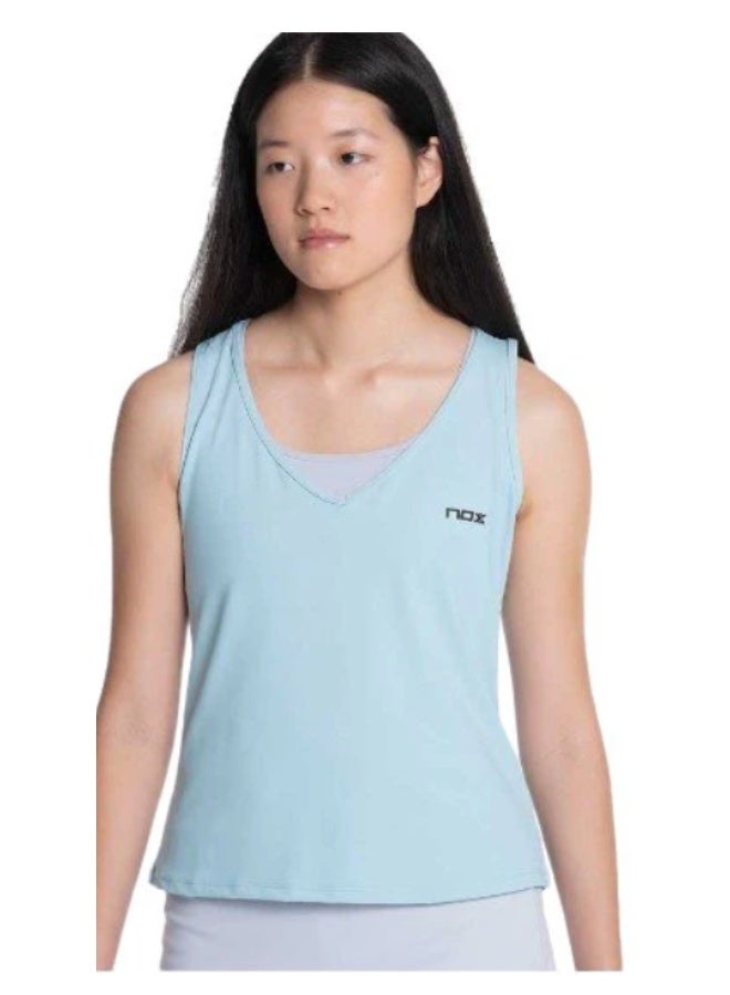 Camiseta Mujer Tirantes Pro Fit Sky Blue Talla