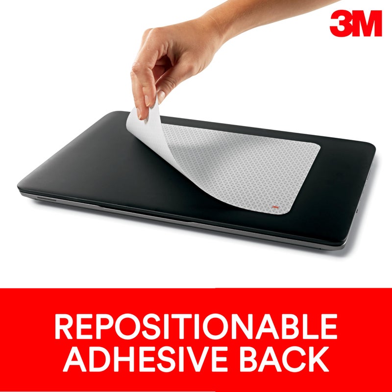 3M Precise Mouse Pad with Repositionable Adhesive Back, Enhances the Precision of Optical Mice at Fast Speeds and Extends the Battery Life of Wireless Mice up to 50%*, 8.5" x 7", Bitmap (MP200PS) - Image 5