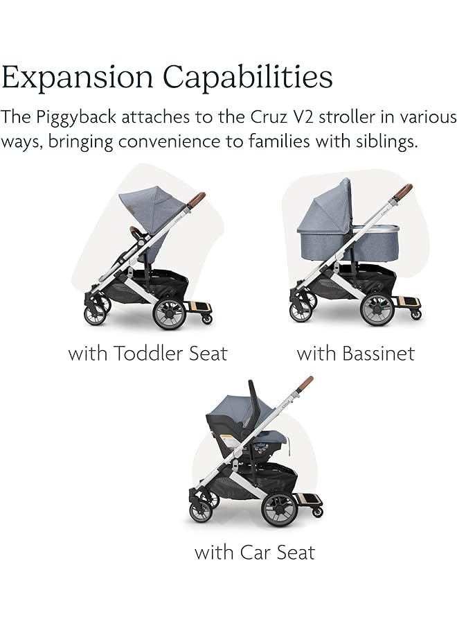 erorex Piggyback Ride Along Board For Cruz V2 Quick Attachment For Children To Stand + Stroll 55 Lbs. - Image 5