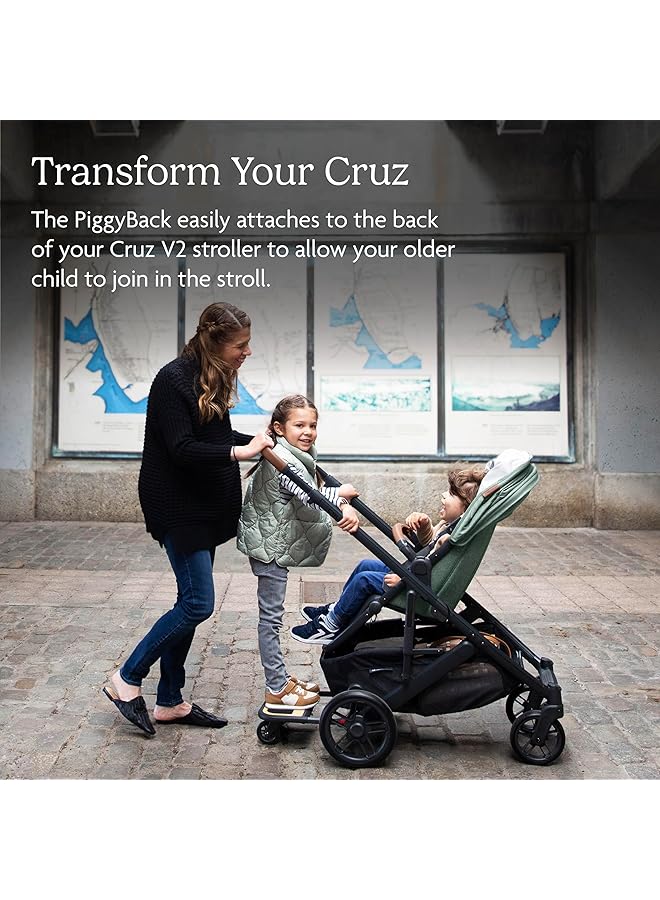 erorex Piggyback Ride Along Board For Cruz V2 Quick Attachment For Children To Stand + Stroll 55 Lbs. - Image 2