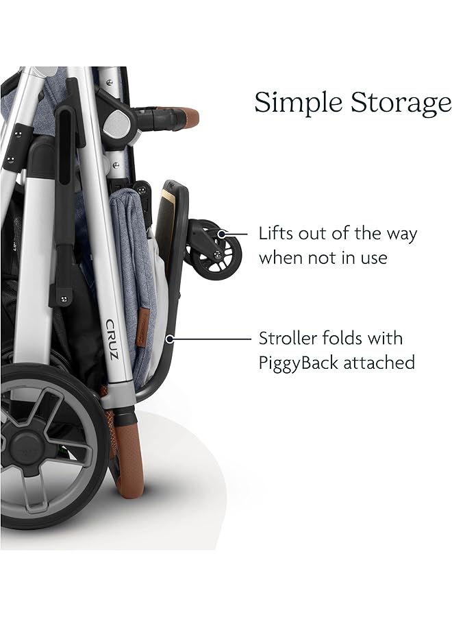 erorex Piggyback Ride Along Board For Cruz V2 Quick Attachment For Children To Stand + Stroll 55 Lbs. - Image 3
