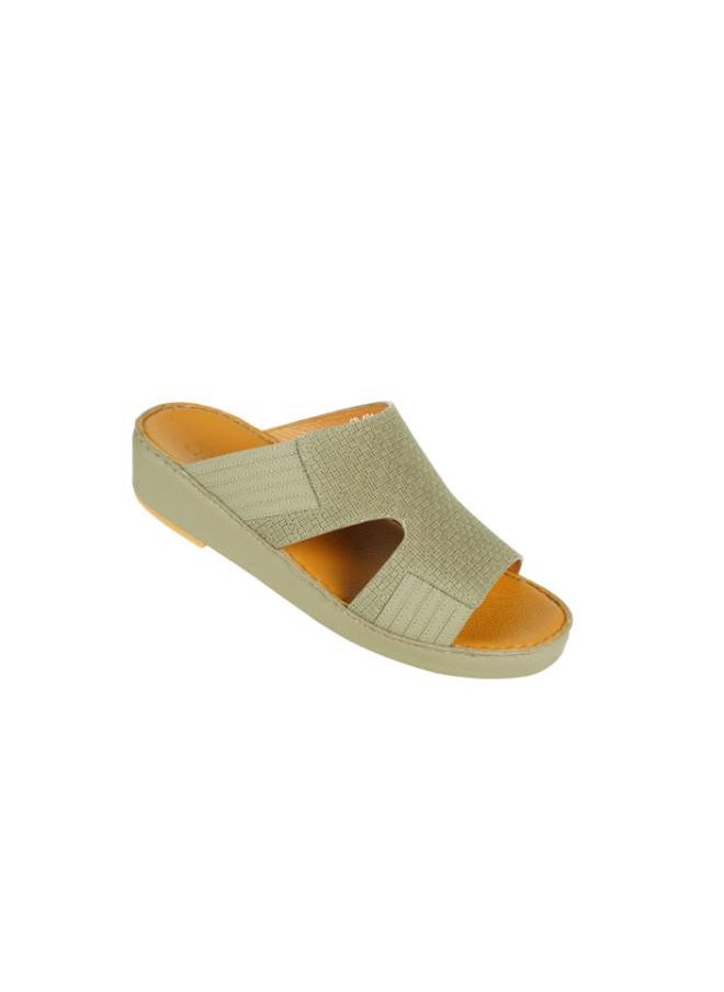 barjeel uno - 008-3501 Barjeel Mens Arabic Sandals  SP-104 Sand - Image 1