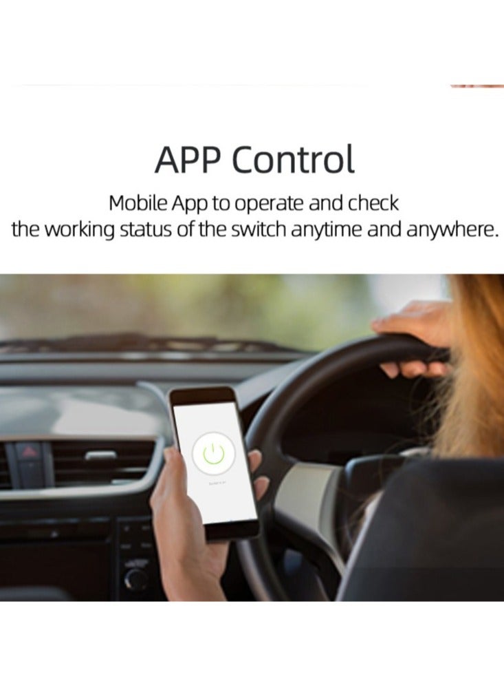 مفتاح إضاءة ذكي (أبيض) - Image 4