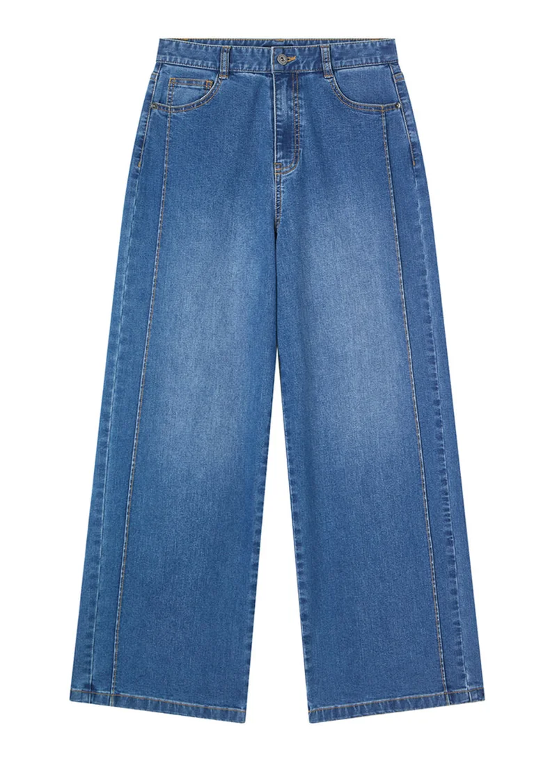 Giordano  Women's High Waist Wide Leg Cool Jeans for Women | Best Price UAE
