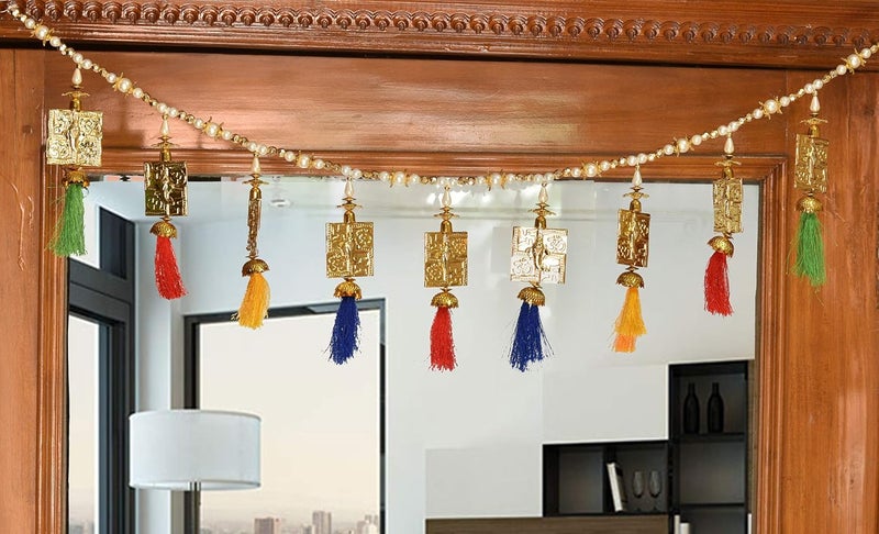 Saugat Traders Toran for Home Decoration-Door Thoranam for Main Door-Bandanwar 95 CM - Image 1