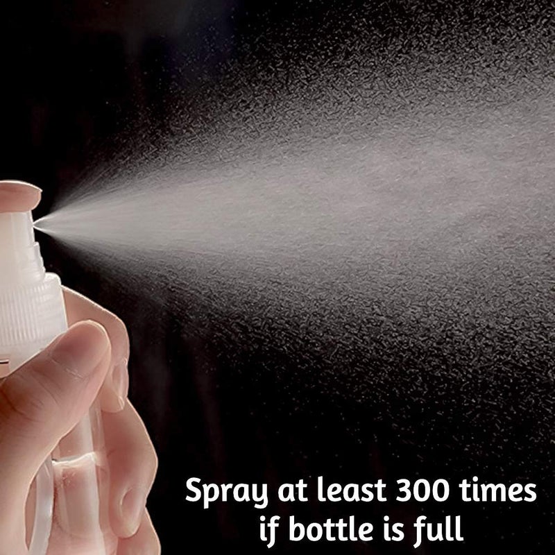 B-LOYAL Loyal Plastic Refillable Spray Empty Bottle 100ml Transparent Set of 10 - Image 2