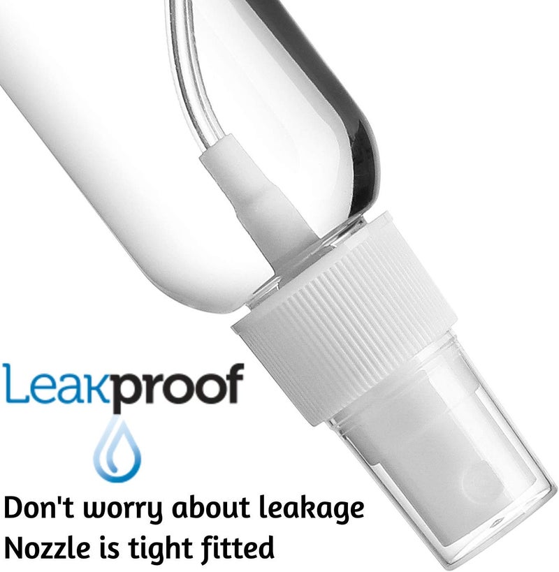 B-LOYAL Loyal Plastic Refillable Spray Empty Bottle 100ml Transparent Set of 10 - Image 4