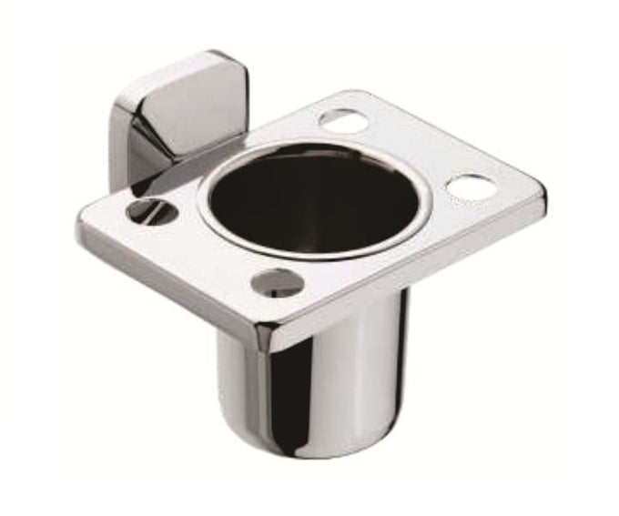 304 GRADE STAINLESS STEEL DIAMOND SERIES TOOTH BRUSH HOLDER STAND TUMBLER HOLDER ANTI RUST CORROSION FREE GLOSSY CHROME FINISH WITH FITTINGS SCREWS SET FOR KITCHEN BATHROOM ACCESSORIES