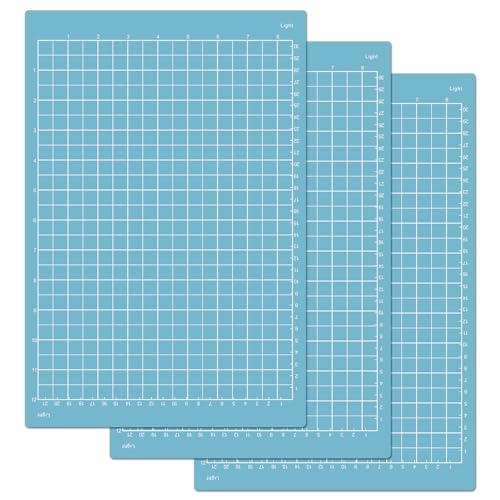 ReArt Light Grip Mats for Cricut Joy Xtra 12 x 85 Inches Craft Paper Cutting Mat Use with Printer Paper Vellum Light Cardstock More Sewing and Crafting 3 Packs Light - Image 1