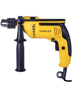 13Mm 700W Hammer Drill For Drilling Concreate Metal Wood Aluminum With Metal Chuck And Variable Speed Impact Drill For Diy Yellow Black Sdh700 B5