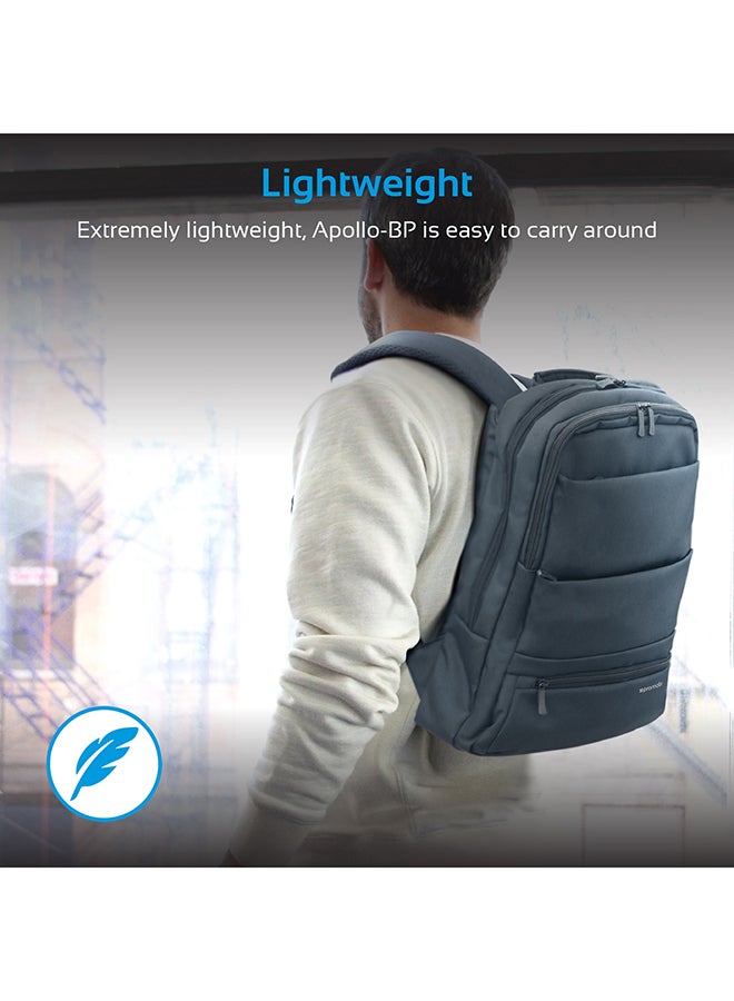 PROMATE Water Resistance Anti-Theft Backpack For 15.6-Inch Laptop Blue - Image 3