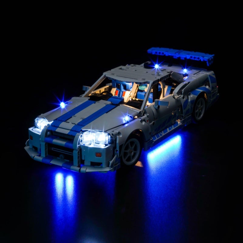LocoLee Light kit Compatible with Lego 42210 2 Fast 2 Furious Nissan Skyline GTR R34 Car No Model Only Light LED Lighting Accessories Compatible with Lego 42210 Standard Version - Image 3