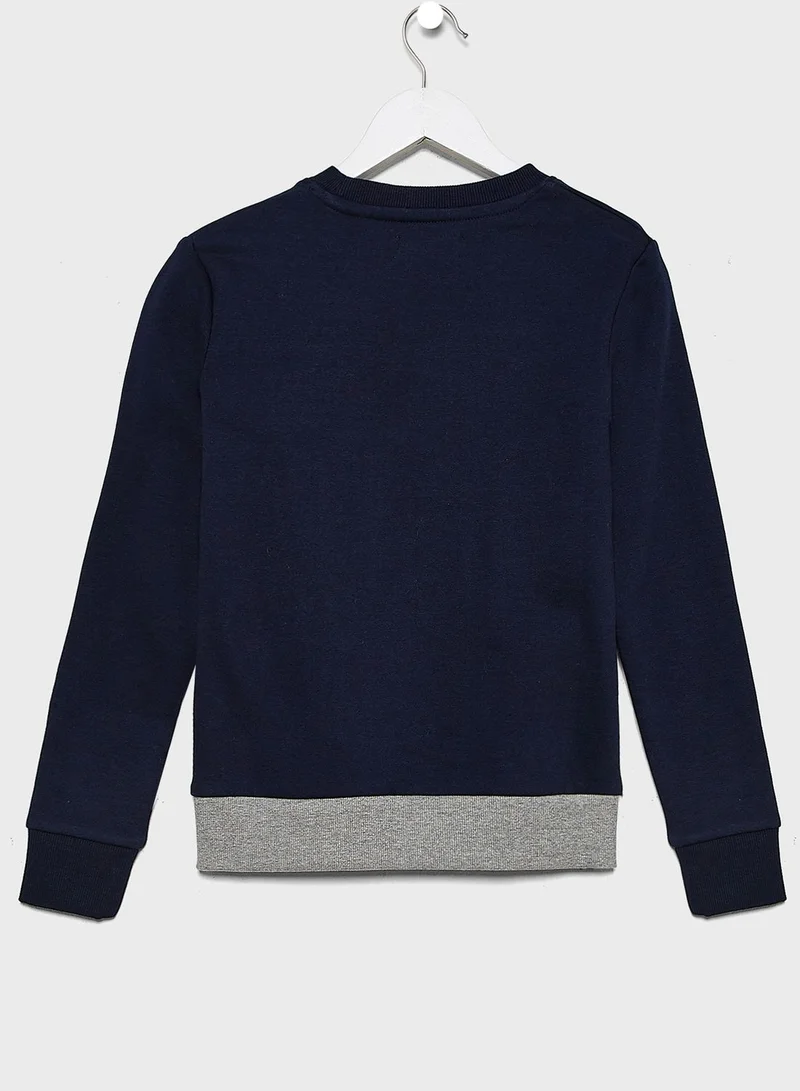 Jack & Jones Junior Teen Color Block Sweatshirt