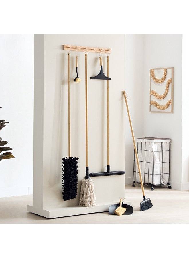Home Box Ebony Bamboo Handle Mop 150 x 10 cm  - Image 4