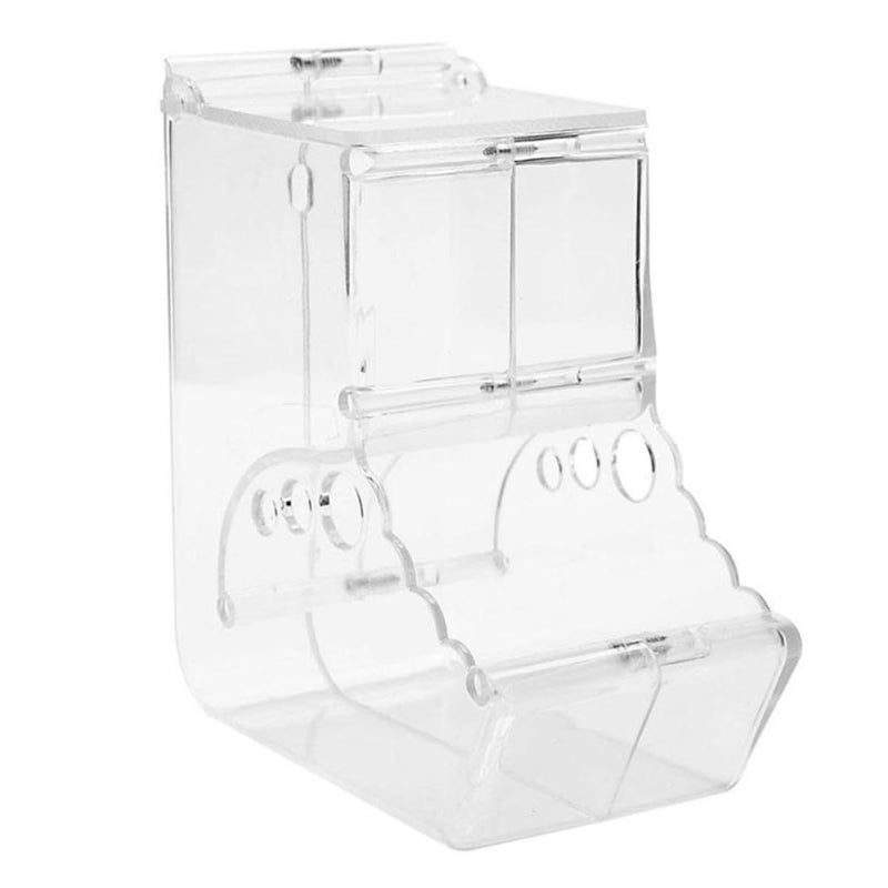 Automatic Pet Feeder Plastic Food Bowl Anti Tip Design for Small Animals Cage - Image 2