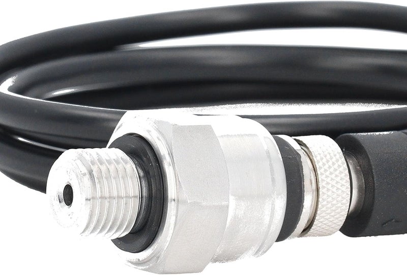 Stainless Steel Pressure Transducer Sender Sensor, 0.5 to 4.5V Linear Output Pressure Sensor with G1/4 Thread and Aero Plug for Water Oil Air Measurement (2.5Mpa) - Image 3