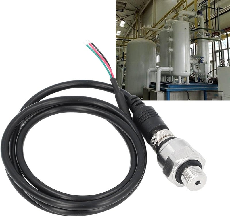 Stainless Steel Pressure Transducer Sender Sensor, 0.5 to 4.5V Linear Output Pressure Sensor with G1/4 Thread and Aero Plug for Water Oil Air Measurement (2.5Mpa) - Image 5